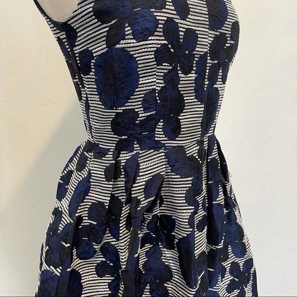 Floral Sleeveless Ballgown Formal Dress Prom Dance - Picture 8 of 15